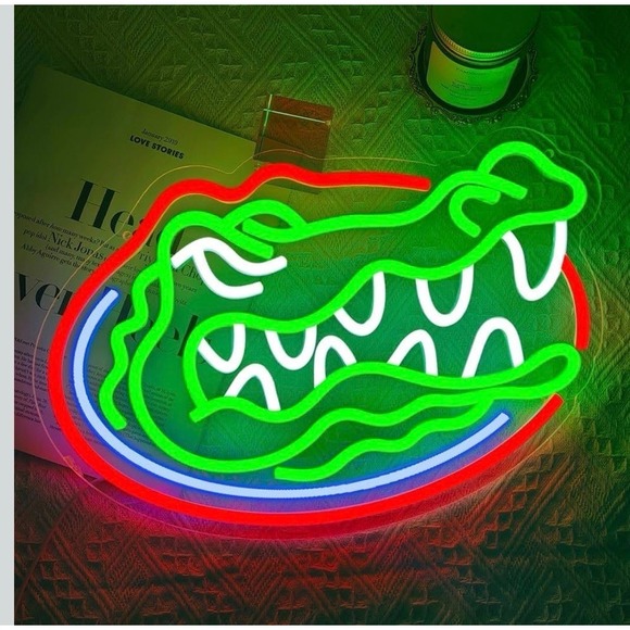 University Florida Gators NCAA LED Neon Sign For Bar, Porch, Garage, Mancave 16" - Picture 3 of 6